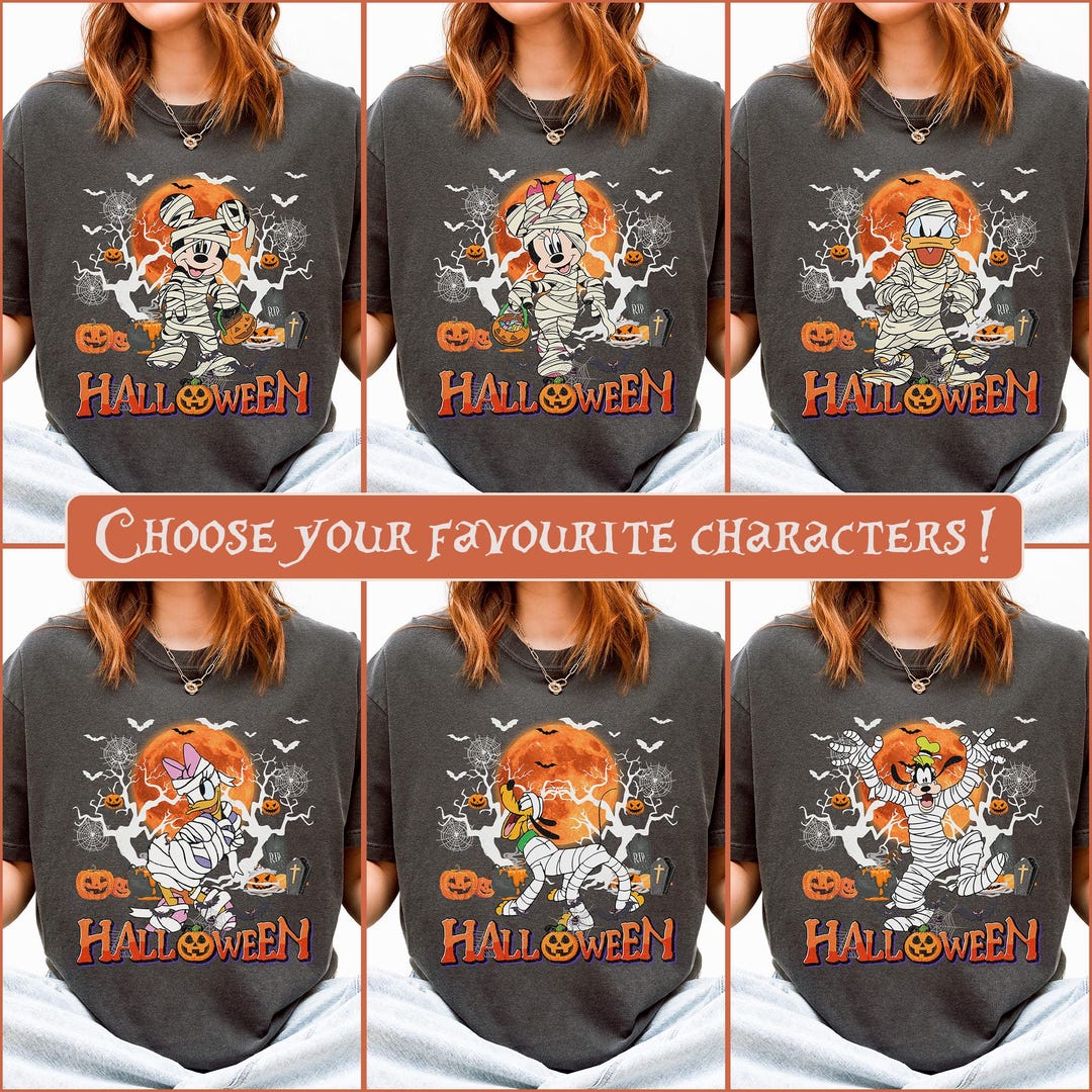 Mummy Boo Retro Disney Mummy Boo Characters Shirt, Halloween Outfit, Mickey ...