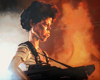 エイリアン 映画 ビンテージ ポスター 記念品 シガニー ウィーバー