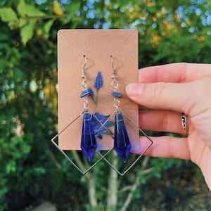 Sun Catcher Earrings, Suncatcher Jewelry, Crystal Earrings, Reflective Earrings, Iridescent Earrings