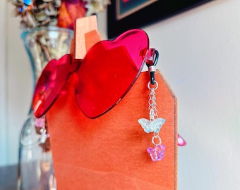 Catena per occhiali, accessorio per occhiali da sole, ciondoli, festival rave, accessorio per occhiali a farfalla fatto a mano