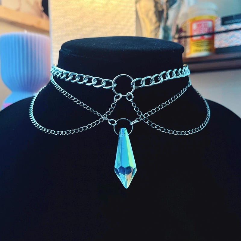 Crystal Rave Necklace - Etsy