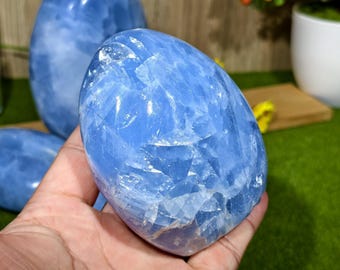 Raw Celestite Crystal Specimen: Blue Healing Stone, Crown Chakra