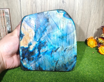Double-sides Full Flashy Labradorite Freeform | Unique Gemstone Decor | Natural Stone Crystal for Healing