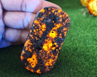 Natural Yooperlite Palms, Healing Crystal Gifts