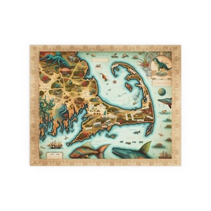 Cape Cod Massachusetts Karte