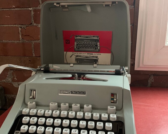 Cursive Hermès 3000 Typewriter Etsy