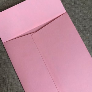 SALE 25 Multicolor Envelopes Letter Size 9 1/2 x 4 1/8 24.13 cm x 10.4775 cm Choose your Color or Assorted 100% Recycled image 3