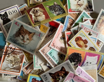 Vintage Cat Stamps!
