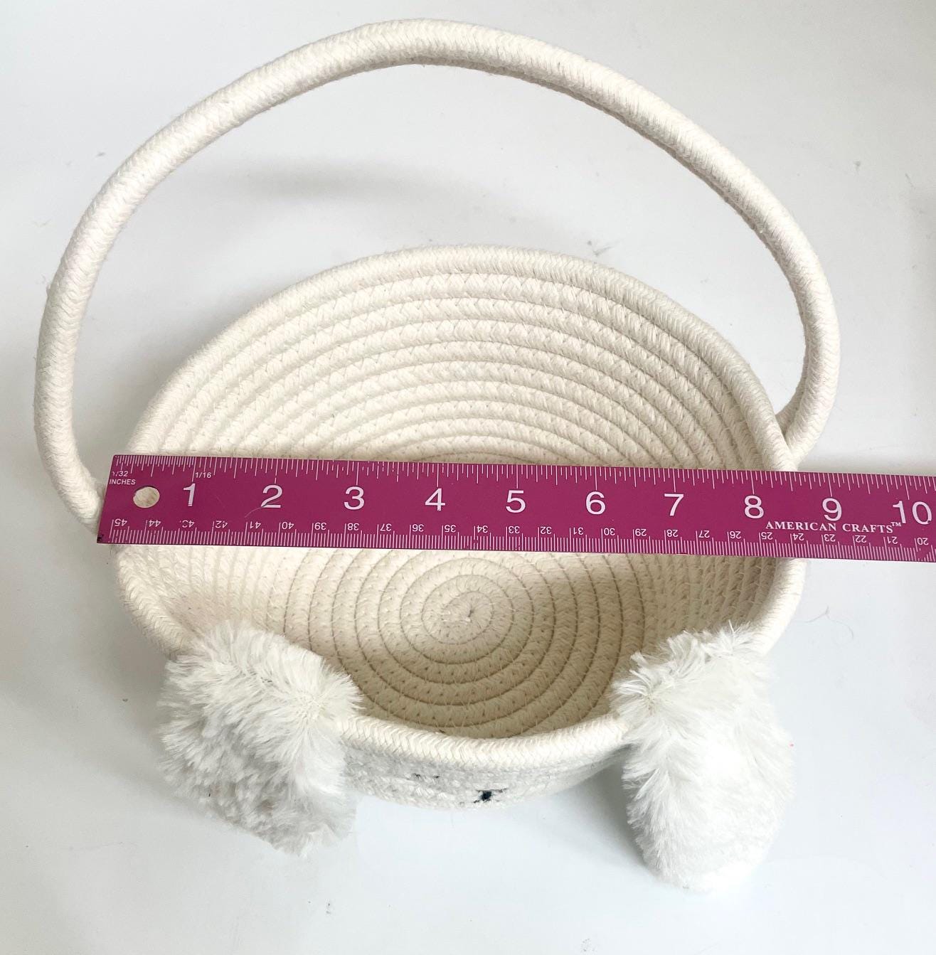 Adorable Bunny & Lamb Rope Baskets – Set of 2 - Etsy