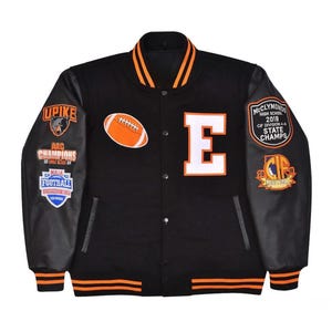 Custom Varsity Jacket Personalized Letterman Jacket with Name Logo & Patches, Graduation Jacket, Gift For Him