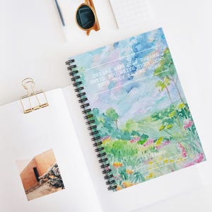 Spiralblock mit Blumenmuster: Dreamer Design, Inspirational Journal
