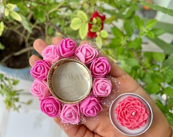 Handmade Indian Rose Tealight Holders | Festive Home Decor, Wedding Favors