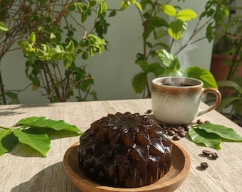 COFFEE Soap Bar- 3.52 oz - Exfoliating and moisturizing handmade soap