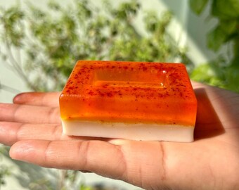Handmade Goat Milk and Palash Soap Bar | Natural Ancient Tradition Self Care