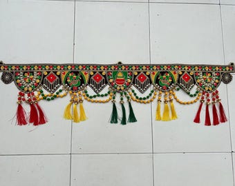 Embroidered Indian Door Toran | Diwali Festival Decoration
