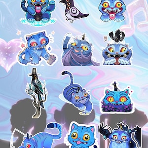 Set 24 Kpop Demon Hunters Sticker Sheet - Korean Idol Movie, 3D Anime Style, Huntrx, Saja Boys, Aesthetic Stickers, Chibi, Cute Demon Tiger