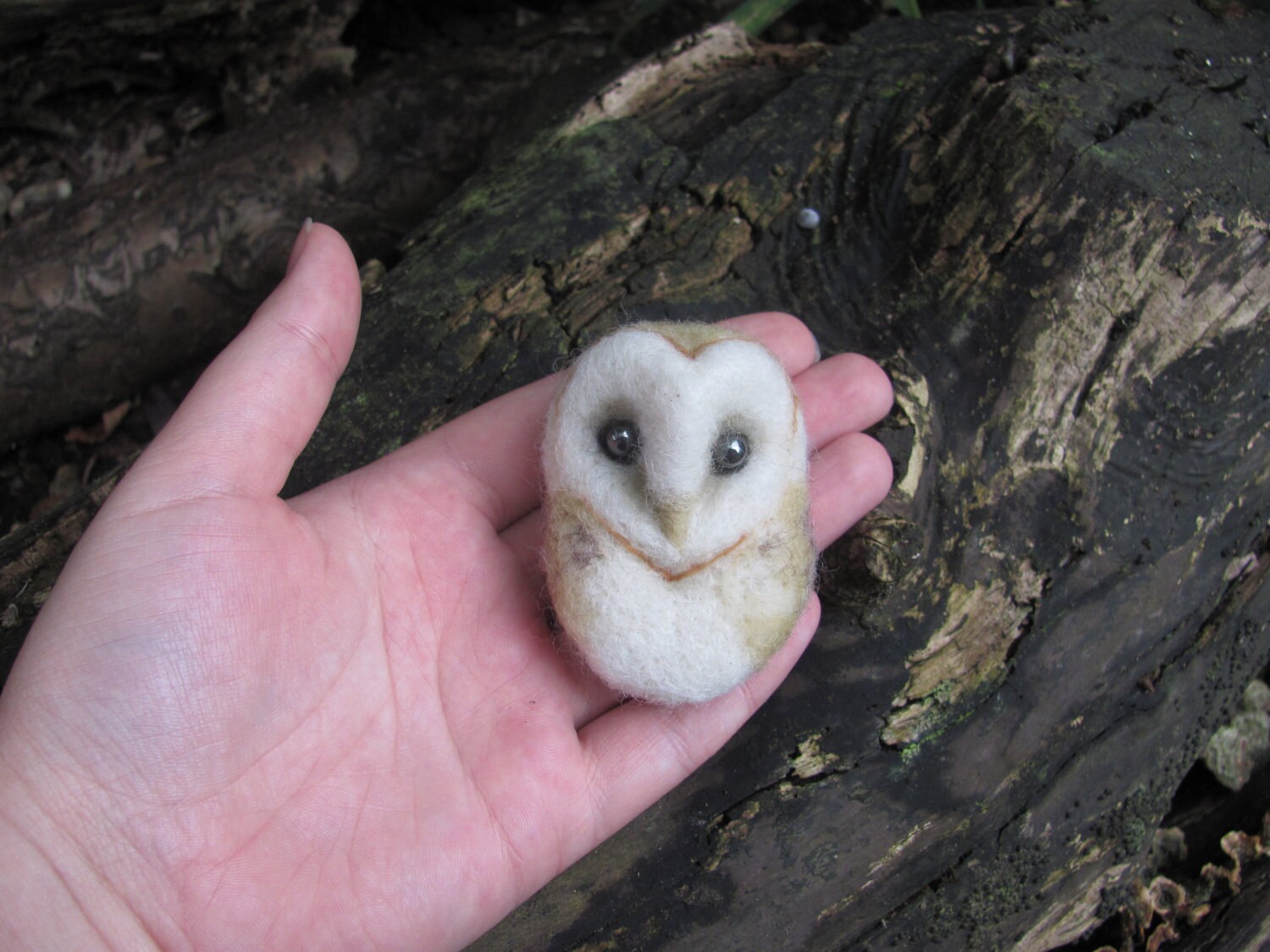 Barn Owl Brooch | Etsy