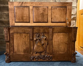 Hard Maple illumination costume collection Blanket Chest