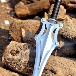 Handmade Fantasy Dagger-Sword || Medieval Double-Edged Prop for Cosplay & Display