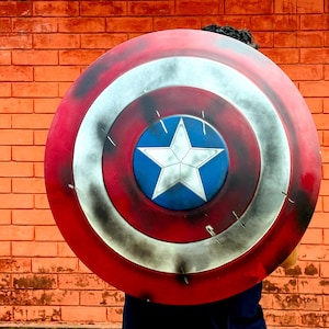 Schaden Captain America Schild | Steve Rogers Schild | Wintersoldat Captain America Schild | Bestes Geschenk Halloween
