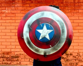 Damage Captain America Shield | Steve rogers shield | Winter Soldier Captain America Shield | Best Gift Halloween