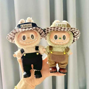 Custom Labubu Plush Clothes: Luxury Collector Outfits (17cm Toy Size)