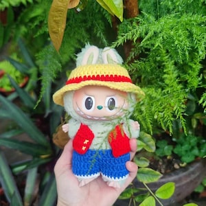 New Handmade Labubu Clothes 17cm - Anime Plush Toys Trendy Play Pendant Clothes Styles Gift