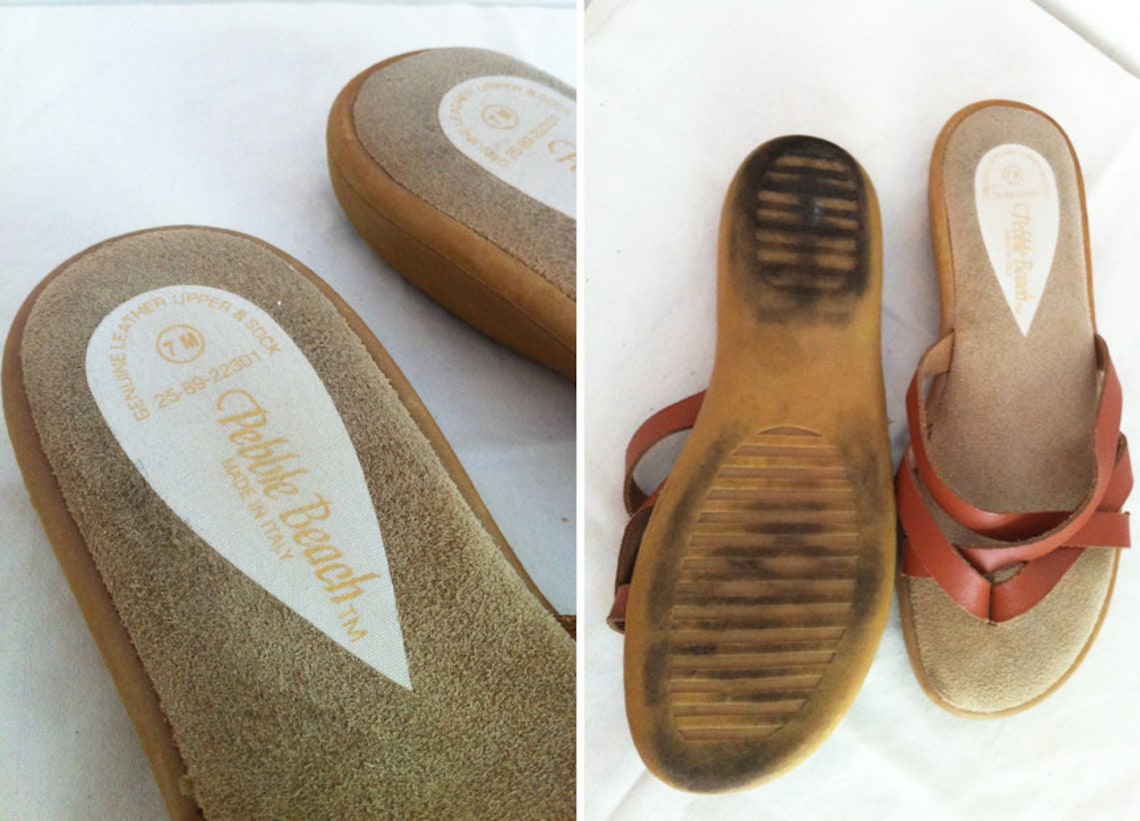 bass sandals 80s