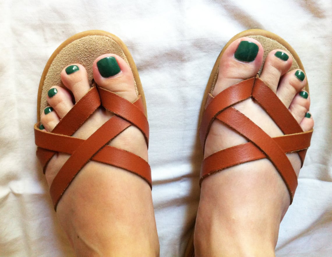 bass sandals 80s