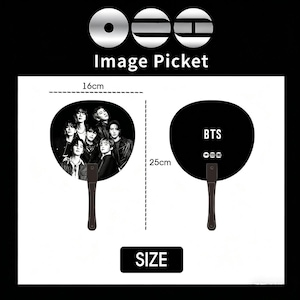 BTS 2026 World Hand Fan, Dubbelsidig Fanmade Picket, Kpop Konsert Hejarklacksfan Gåva för ARMÉ, Kpop Idol Hand Fan Gåva för Fans bild 12