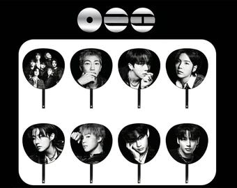 BTS 2026 World Hand Fan ,Double Sided Fanmade Picket ,Kpop Concert Cheering Fan Gift for ARMY ,Kpop Idol Hand Fan Gift for Fans