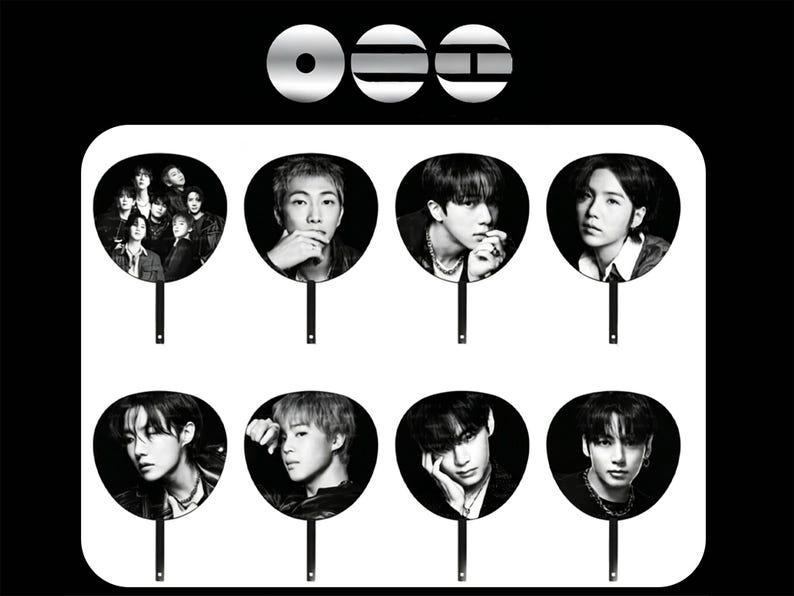 BTS 2026 World Hand Fan, Dubbelsidig Fanmade Picket, Kpop Konsert Hejarklacksfan Gåva för ARMÉ, Kpop Idol Hand Fan Gåva för Fans bild 1