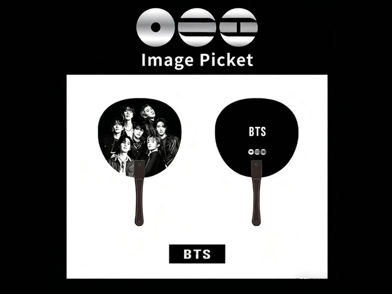 BTS 2026 World Hand Fan, Dubbelsidig Fanmade Picket, Kpop Konsert Hejarklacksfan Gåva för ARMÉ, Kpop Idol Hand Fan Gåva för Fans bild 11