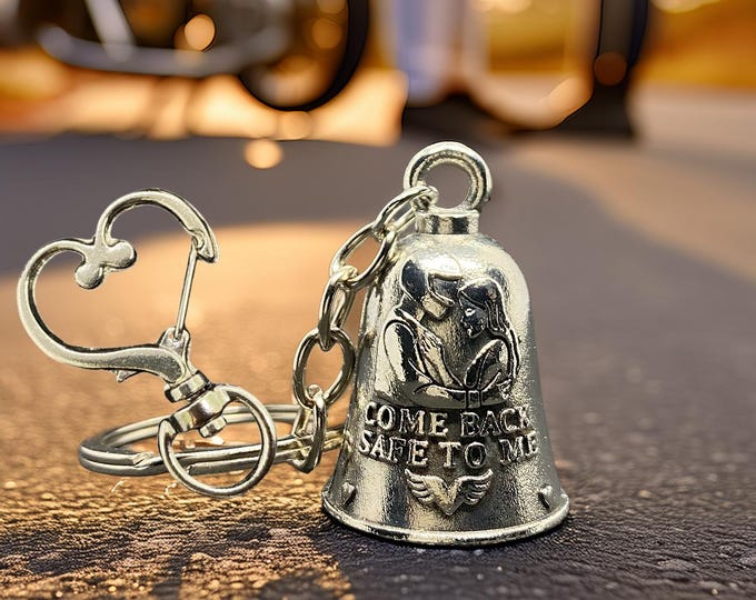 Come Back Safe To Me Guardian Bell Motorcycle Couple Gift Biker Gift For Husband