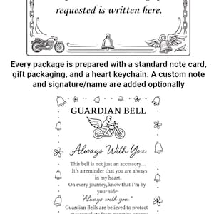 Come Back Safe To Me Guardian Bell Motorcycle Couple Gift Biker Gift For Husband image 2
