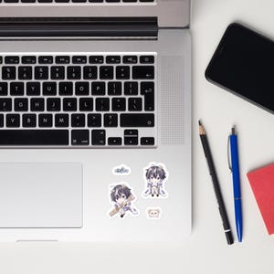 Cartoon Cute Prince Vtuber Vinyl Sticker – 3x3"