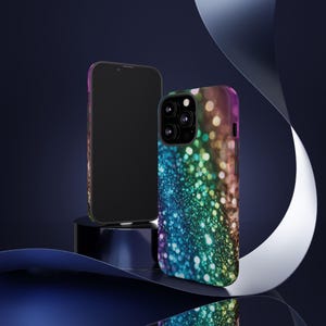 Dazzling Glitter Phone Case | Tough Cases for Sparkly Protection, Trendy Gift for Teens, Birthday Present, Unique Accessory, Festive Style