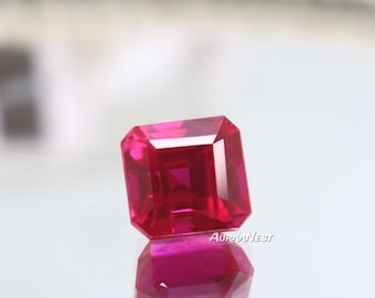 28,90 kt natuurlijke bloedroze saffier – stralend geslepen, AAA+ gecertificeerde Birma-edelsteen (16,1 x 16,2 x 10,3 mm) voor fijne sieraden en statement-ringen