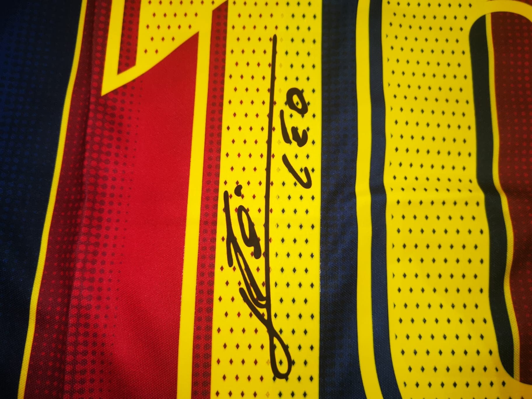 Lionel Messi SIGNED Barcelona HOME 20/21 Signature - Etsy