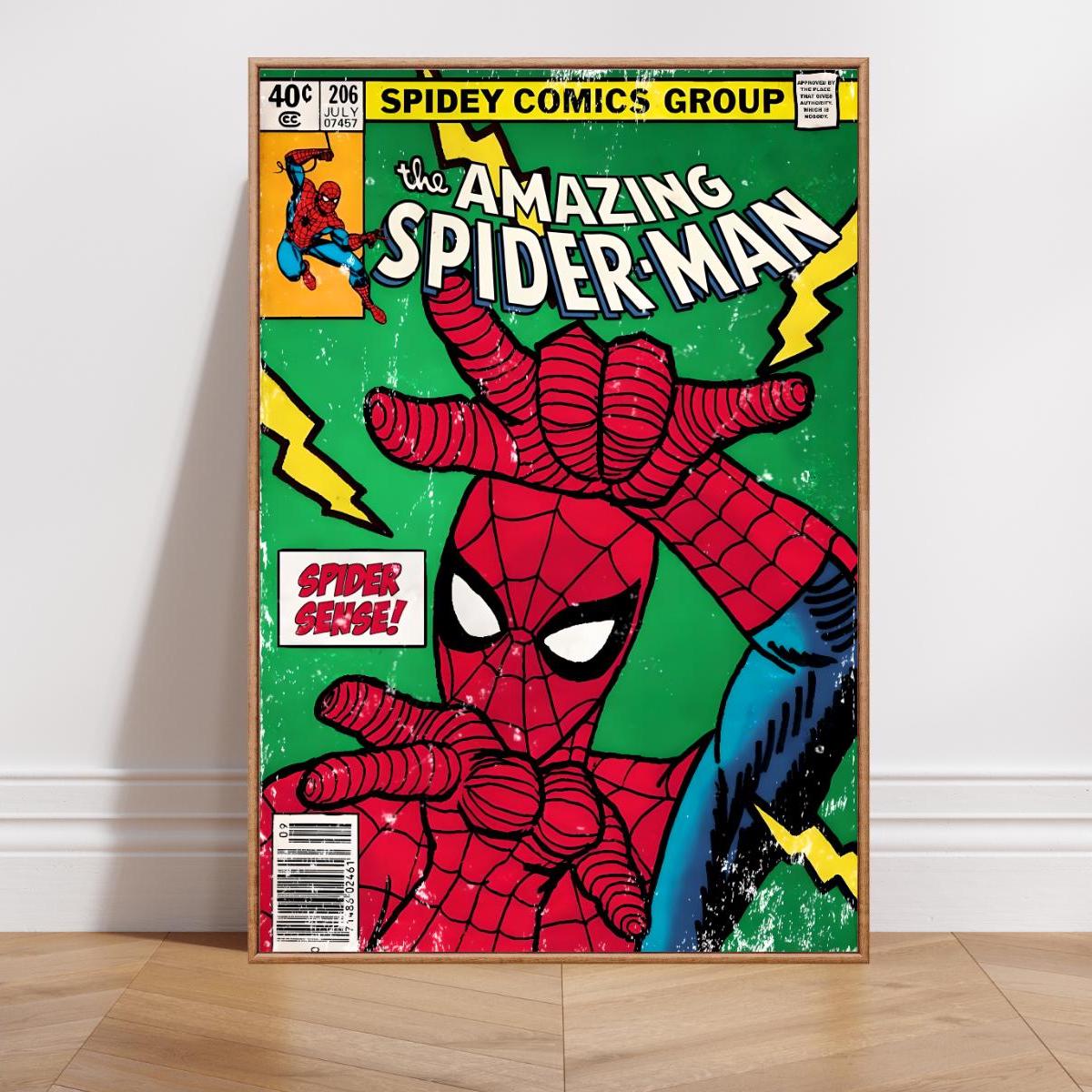 Vintage spiderman poster - Etsy 日本
