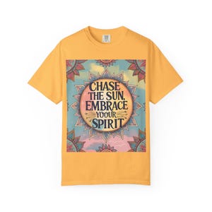 T-shirt - Embrace Your Spirit | Boho Vibes, Unisex Tee, Casual Outfit, Gift for Adventurers, Summer Essentials
