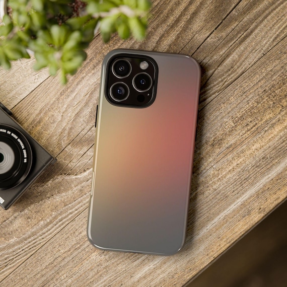 Pastel Ombre Gradient Phone Case, Shockproof Protective Cover