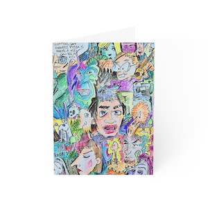 Lebendige Kunst Grußkarten Set - 1, 10, 30 oder 50 Packung, einzigartige Designs für alle Anlässe, Geburtstag, Danke, Kunstliebhaber