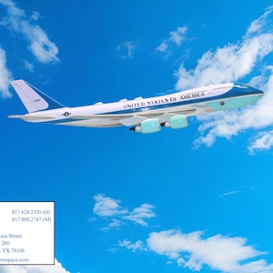 Boeing VC-25B new Presidential Transport, scale model aircraft