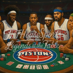 Detroit Pistons Legends at the Table