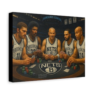 Brooklyn Nets Legends on Canvas