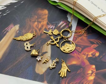 Custom Bookish Charm Necklace Acotar Inspired Feyre Jewelry gift for booklover