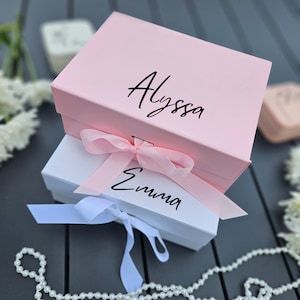 Personalized Bridesmaid Proposal Gift Box Custom Empty Bridesmaid Gift Box Bridesmaid Maid of Honor Box Wedding Gift Bridal Party Gift Box