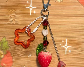 Cute Strawberry keychain