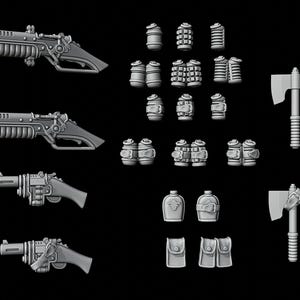 Solar Guard - Kill Squad - Equipment - 22 pack | Wargame Proxies